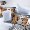 thumbnail image 2 of 3D Animal Lion Quilt Cover Bedding Duvet Cover Set with Pillow Case(Queen), 2 of 4