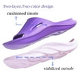 thumbnail image 3 of Womens Mens Recovery Slides with Comfortable Plantar Fasciitis Arch Support Ladies Orthotic Open Toe Unisex Orthotic Walking Thick Cushion Sport Sandals Reduces Stress on Feet, 3 of 5
