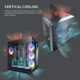 thumbnail image 2 of ANTEC DARK CUBE GAMING CASE C5 ARGB, BLACK - Mid Tower, 2 of 9