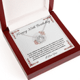 thumbnail image 5 of 35th Birthday Women Gift Lucky in Love Message Card Necklace for Daughter Sister Mom wife Jewelry From dad  Brother friend, 5 of 6