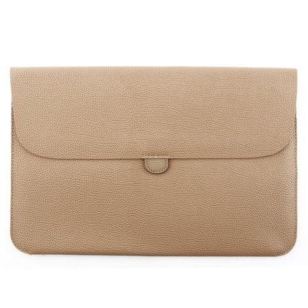 Solo 15.4 Leather Laptop - PC Notebook PU Leather Protective Laptop Sleeve Tan Color for MacBook 15.4 Inch