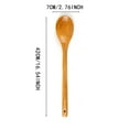 thumbnail image 2 of 16.5 Inch Giant Wood Spoon Long Handled Wooden Spoon For Cooking And Stirring Kitchen Utensil, 2 of 8