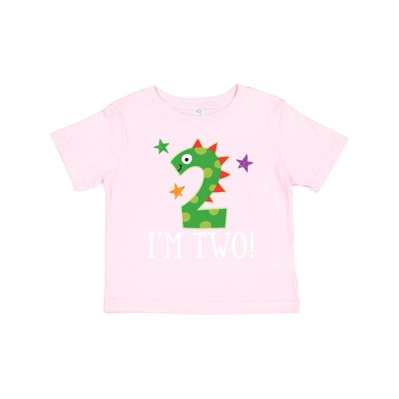 Inktastic 2nd Birthday Dinosaur Party 2 Year Old Boys or Girls Toddler T-Shirt