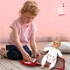 thumbnail image 3 of Baby Doll Diaper Bag Set with Accessories | Kids Pretend Diaper Bag Toy with Baby Doll Accessories Set (Includes Bottle, Bib, Changing Mat, Play Diaper, Rattle, Plastic Dispenser Box), 3 of 5