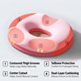 thumbnail image 3 of Hyknon Donut Pillow for Tailbone Pain Relief Thicken Memory Foam Seat Cushion Ergonomic Non-Slip Wheelchair Cushions Pads for Office Home Pregnancy Long Sitting, 3 of 7