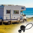 thumbnail image 3 of AC Port Plug Inlet Port Plug with Extension Cord PVC Power Inlet Socket with Waterproof Cover Heavy Duty Integrated Outdoor Extension Cord for RV Car Bumper Boat Truck, 3 of 8
