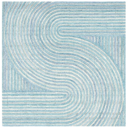 SAFAVIEH Southampton Landen Abstract Area Rug, Blue, 4' x 4' Square