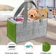 thumbnail image 5 of Organizador Bolso de fieltro - Contenedores de almacenamiento de fieltro plegables con asas (verde militar) JShteea Libre de BPA, 5 of 9