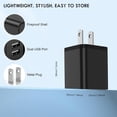 thumbnail image 4 of Dual Port USB Charger Block, [4Pack] Fast Charging Blocks 5V 2.1A,USB Wall Plug Adapter Cube for Compatible for iphone 15 14 13 12 Pro Max/Pro/XR/8/7/Plus,iPad/Air/Mini,Galaxy9/8-Color, 4 of 14