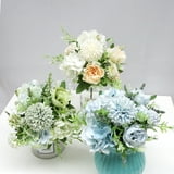 Artificial Peony Flowers Silk Hydrangea Bouquet Vintage Wedding Silk ...