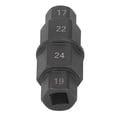thumbnail image 2 of Herramienta para eje hexagonal de motocicleta, llave de extracción de eje de rueda delantera, 17, 19, 22 y 24 mm, color negro, 2 of 14
