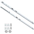 thumbnail image 1 of HSHDLDF 2 Pcs Metal Drawer Slides, 15.7 Inch Drawer Slide, Ball Bearing Drawer Slides Two Way Slide Track Rail, Heavy Duty Dresser Drawer Slides for Kitchen Cabinet, 1 of 7
