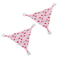 thumbnail image 1 of Reptile Hanging Bed, Washable Triangular Bearded Dragon Hammock  For Climbing Pink Strawberry Pattern M, 1 of 8