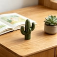 thumbnail image 4 of Eolstice Ceramic Cactus Ornaments, Small Handcrafted Mini Potted Cactus Figurines, Home Shelf Tabletop Desk Decor, Gift for Plant and Cactus Lovers, 4 of 6