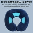 thumbnail image 6 of Wuztai U-shaped Neck Pillow Soft Breathable for Travel, 26x29x10cm Hump Cushion Portable Support, Travel Neck Rest Comfortable Pillow, 6 of 7