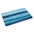 thumbnail image 2 of Blue Ocean Door Mat&nbsp;Indoor Outdoor Entrance,Non Slip Small Rug for Kitchen Bathroom Entryway Rug,Beach Blue Green Stripes Waves Watercolor Washable Doormat Floor Mat 18x30 Inch, 2 of 8