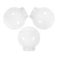 thumbnail image 1 of UPGRATOR 3pcs Fixture Replacement Globe Shade Acrylic White for Outdoor Light, 1 of 8