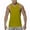 Yellow, variant on Men's Tank Tops Under $10 Free Shipping Black And White Solid Color Exercise Close-fitting High Resilience Round Neck Fitness Short-sleeved Top