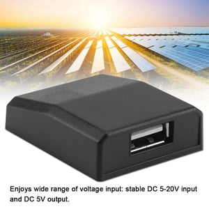 Banque d'électricité, Dc 5-20v Entrée et Dc 5v Rendement de conversion élevé 1,57x1,38x0,51 avec chargeur portable anti-rouille, pour l'extérieur