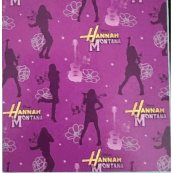 Hannah Montana Super Soft Travel Blanket 40in x 50in Purple