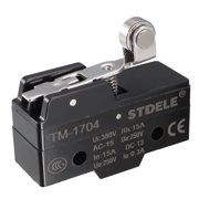 2PCS TM-1704 Panel Mount Short Hinge Roller Lever Type Micro Limit Switch