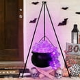 thumbnail image 3 of Muecwrye Halloween Decorations Outdoor, Halloween Clearance! Halloween Witches Cauldron on Tripod with Lights, DIY Bubbling Cauldron Set Decor for Home Porch Outside, Halloween Party Supplies, 3 of 5