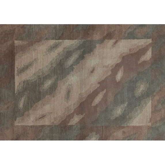 Ahgly Company Indoor Rectangle Animal Light Blue Modern Area Rugs, 6' x 9'