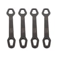 thumbnail image 3 of Llave universal ajustable de doble extremo, 4 unidades, multifuncional, 60HRC, alta dureza, de 8 a 22 mm, color negro, 3 of 14