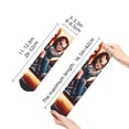 thumbnail image 3 of Lsque Chucky Printed Crew Socks, Moisture-Wicking Socks, Athletic Socks for Men Breathable Cushion Socks Casual Sport Socks for Running Traveling, 3 of 6