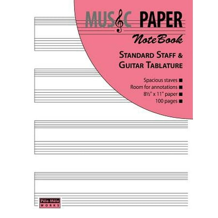MUSIC PAPER NoteBook
