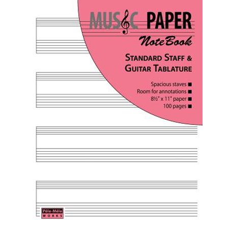 MUSIC PAPER NoteBook