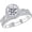 Moissanite Oval, variant on Newshe 2 Ct Oval Moissanite Wedding Sets for Women Twisted Band 925 Sterling Silver Bridal Rings Size 9