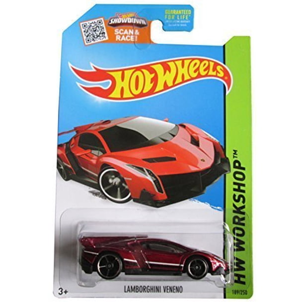 Hot Wheels 2015 Hw Workshop Lamborghini Veneno Red 1 64 Scale Collectible Die Cast Metal Toy Car Model 189 250 Walmart Com Walmart Com