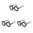 thumbnail image 3 of Qarigey Gafas para niños Gafas de girasol Adorables Accesorios de ropa de moda Estilo para protección de ojos Negro Blanco Plata Type1 NO1, 3 of 6