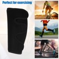 thumbnail image 2 of Unique Bargains Adjustable Calf Compression Brace Black for Running Joint Pain Ease Spandex, 2 of 7