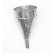 5 qt offset Galvanized Funnel with Screen & 1 in. Outlet