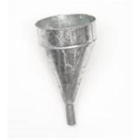 5 qt offset Galvanized Funnel with Screen & 1 in. Outlet