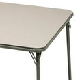 thumbnail image 2 of MECO Table Pliante Carrée en Métal 34 x 34 Pouces, Dentelle Chicory, 2 of 3