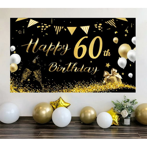 Tiệc sinh nhật 60 tuổi sẽ trở nên đặc biệt hơn bao giờ hết cùng với băng rôn trang trí sinh nhật. Với thông điệp chúc mừng lớn và thiết kế độc đáo, chúng sẽ làm nổi bật không gian tiệc và mang đến một bữa tiệc đáng nhớ. 