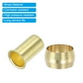 thumbnail image 4 of Uxcell 10mm Tube ID Compression Assortment Kit, Brass Compression Sleeve Ferrule & Insert for Water Oil Pipe, 15 Set, 4 of 5