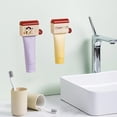 thumbnail image 4 of BKER Cartoon Seamless Wall Mounted Toothpaste Extruder Rotating Toothpaste Extruder Household Functional Toothpaste Squeezing, 4 of 6
