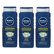 Nivea men power refresh body wash 16.9 fl. oz., 3 Pack