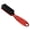 Red, variant on Yajisi Men's Beard Styling Comb & Grooming Brush, Double-Sided Haircut Tool for Mustache Care, Multifunctional Detangling Pocket Comb for Home & Travel Use, Purple, 3.1 inches / 8 cm