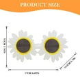 thumbnail image 3 of Sunflower Glasses Decorative Yellow Eyewear For Terrifier Costume Sunglasses For Funny Partie, 3 of 9