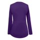 thumbnail image 3 of MHFRRA Camiseta de Manga Larga para Mujer, Blusa Básica Informal con Nudo Frontal, Suave y Cómoda, Blusa de Moda para Otoño e Invierno. Púrpura, 3 of 4