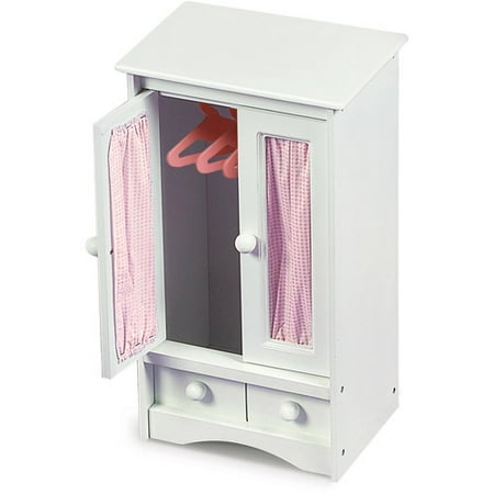 Sale Badger Basket Doll Armoire With Hangers Fits Most 18