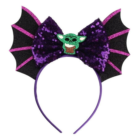 

nsendm Kids Headwear Accessory Baby Party Halloween Hairbands Decoration Cartoon Baby Care Small Soft Hair Ties