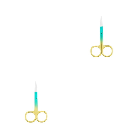 Vogacara Alicates para cutículas de uñas Tijeras de acero inoxidable Galvanoplastia Recortadora de cejas Type2 NO2
