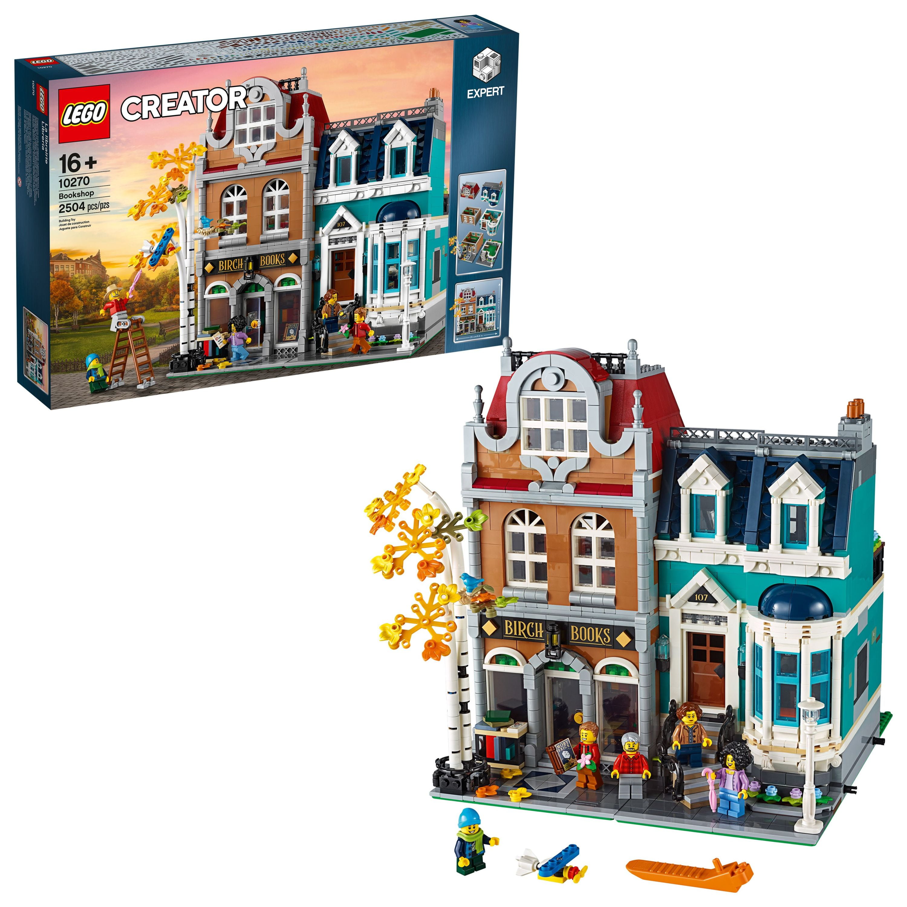 locker avis hvor som helst LEGO Creator Expert Bookshop 10270 Modular Building, Home Décor Display Set  for Collectors, Advanced Collection, Gift Idea for 16 plus Year Olds -  Walmart.com