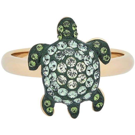 Swarovski 5525677 Women's Mustique Sea Life Green Ring, Size 5.75